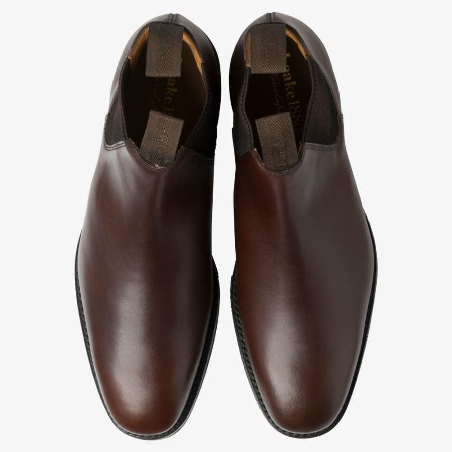 - Chatsworth Chelsea boot - dark brown - The Shoe Care Shop