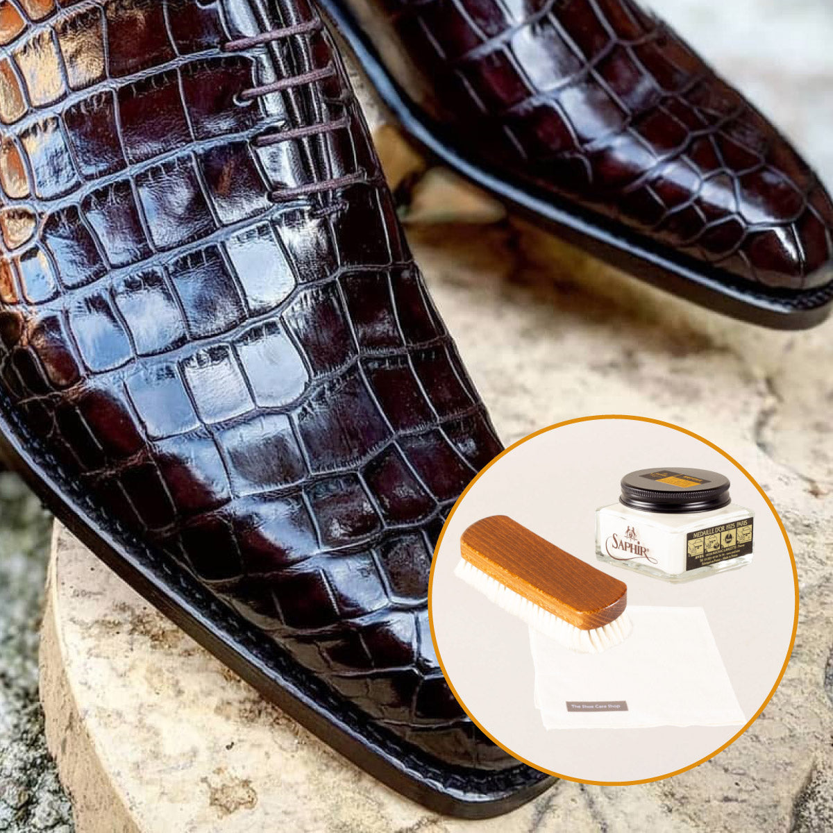 Pflegeset für exotische Leder