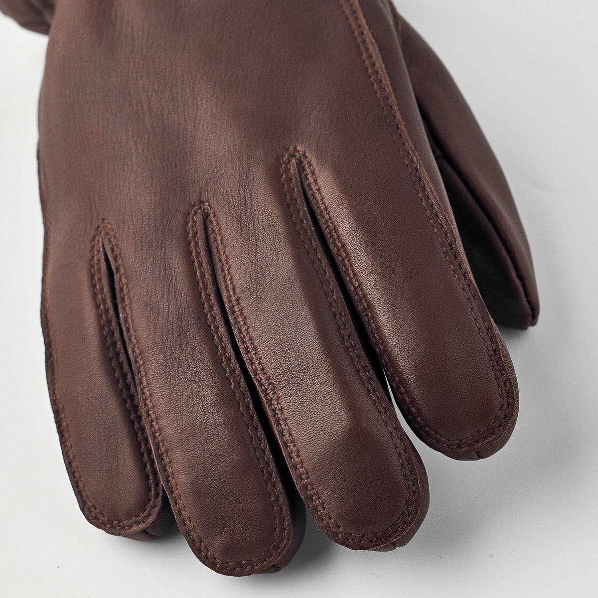 Hestra Burensvik leather gloves - chocolate