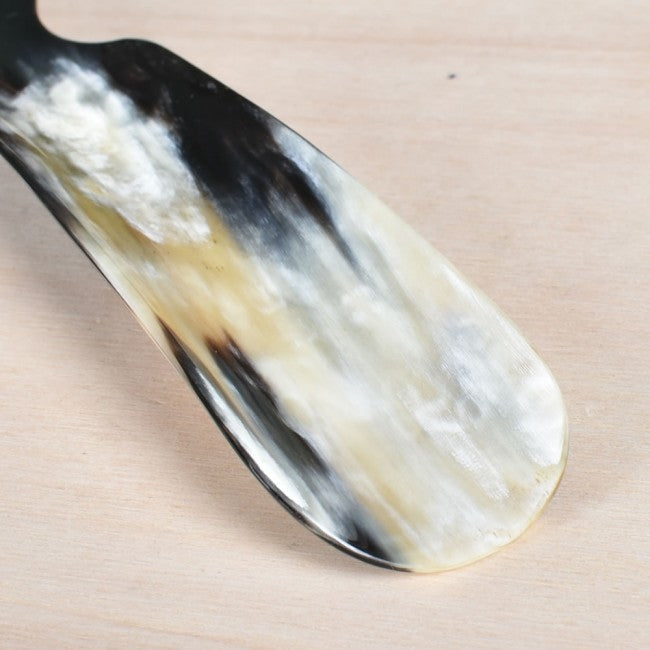 Abbeyhorn Shoe horn flat with handle - 180mm (7")