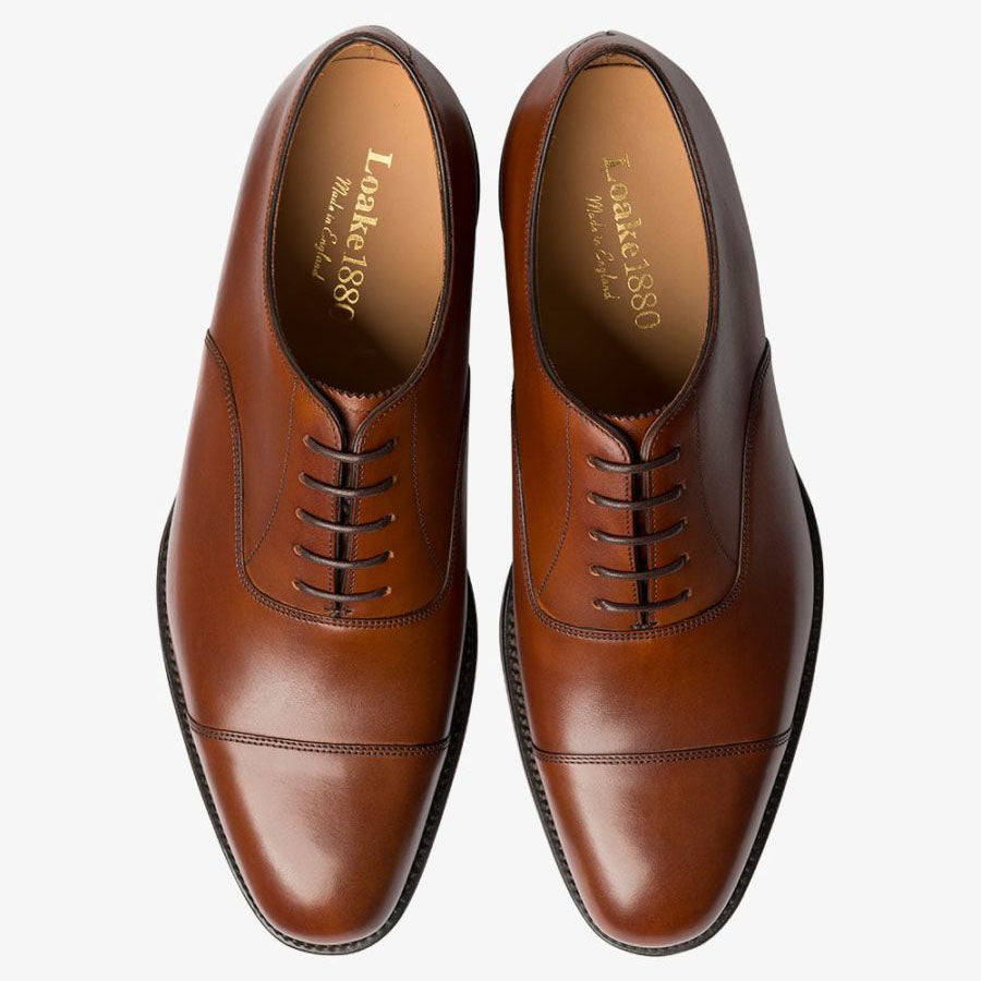 Loake Aldwych shoes - mahogany