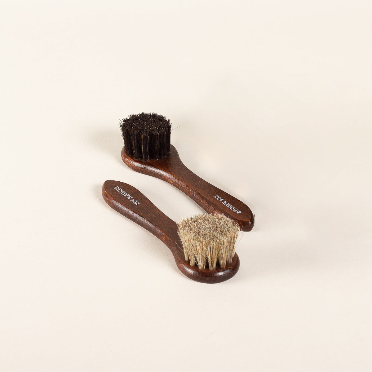 Applicator brush horsehair - Extra dark varnished