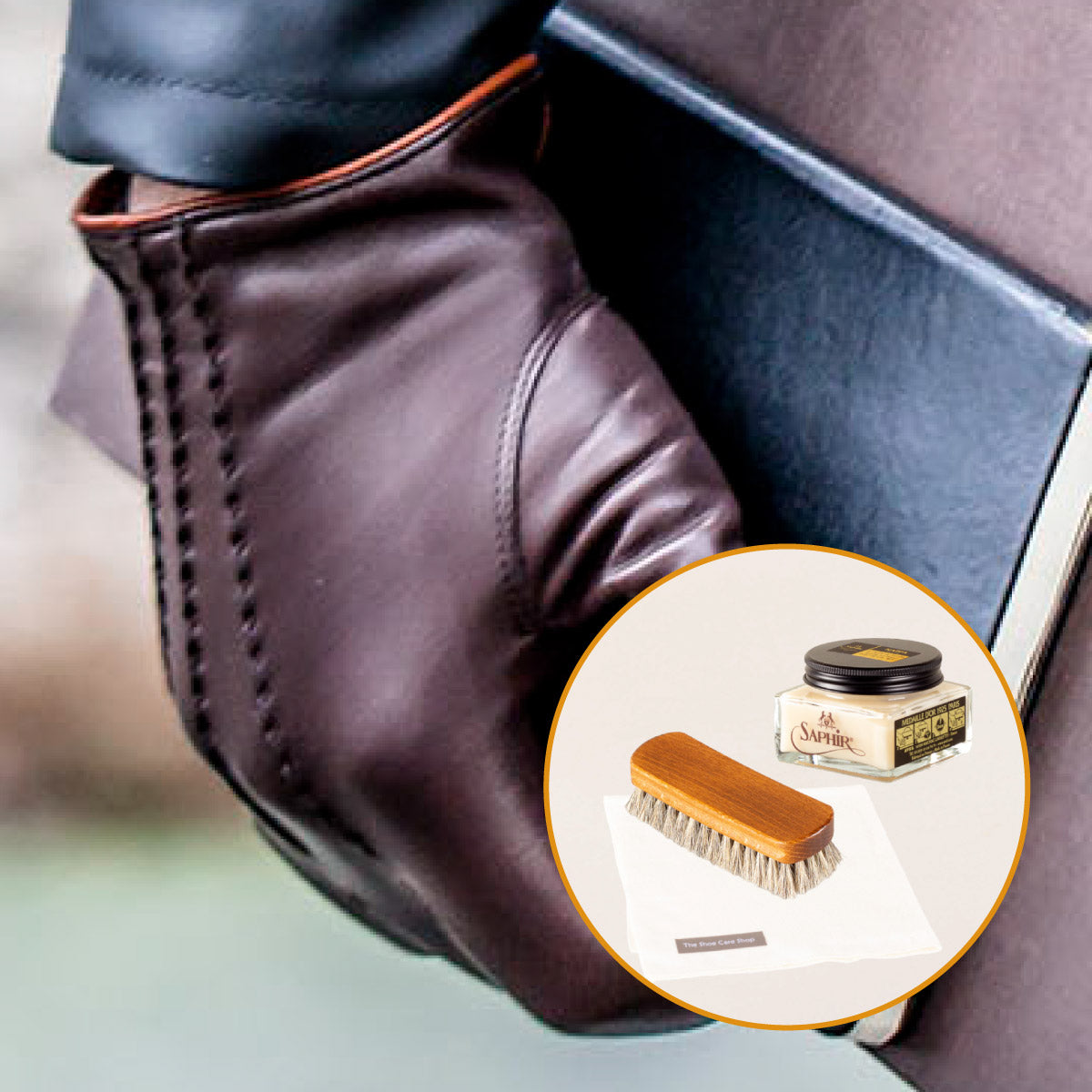 Pflegeset für Nappaleder