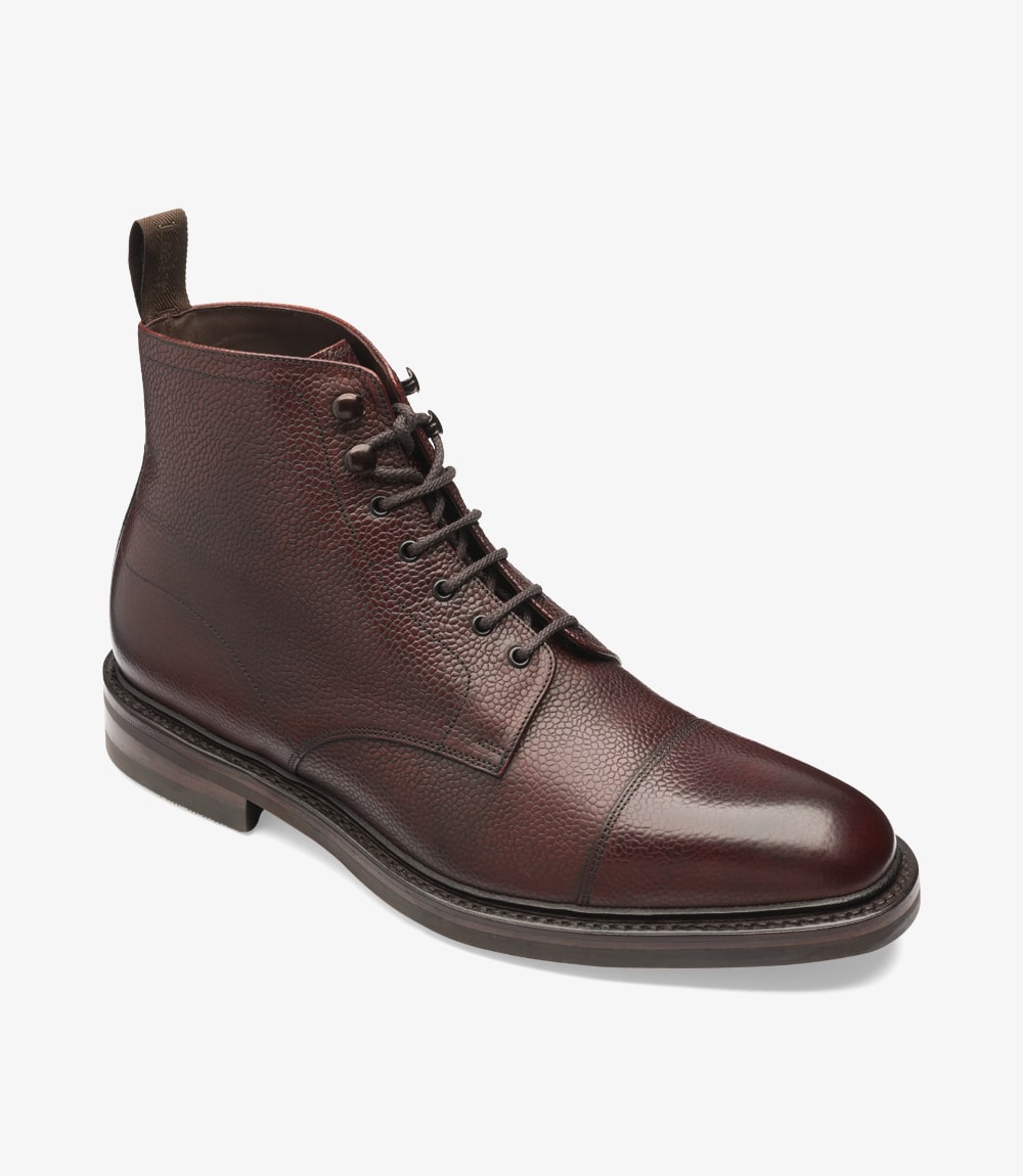 Roehampton Derby boot - Oxblood Grain