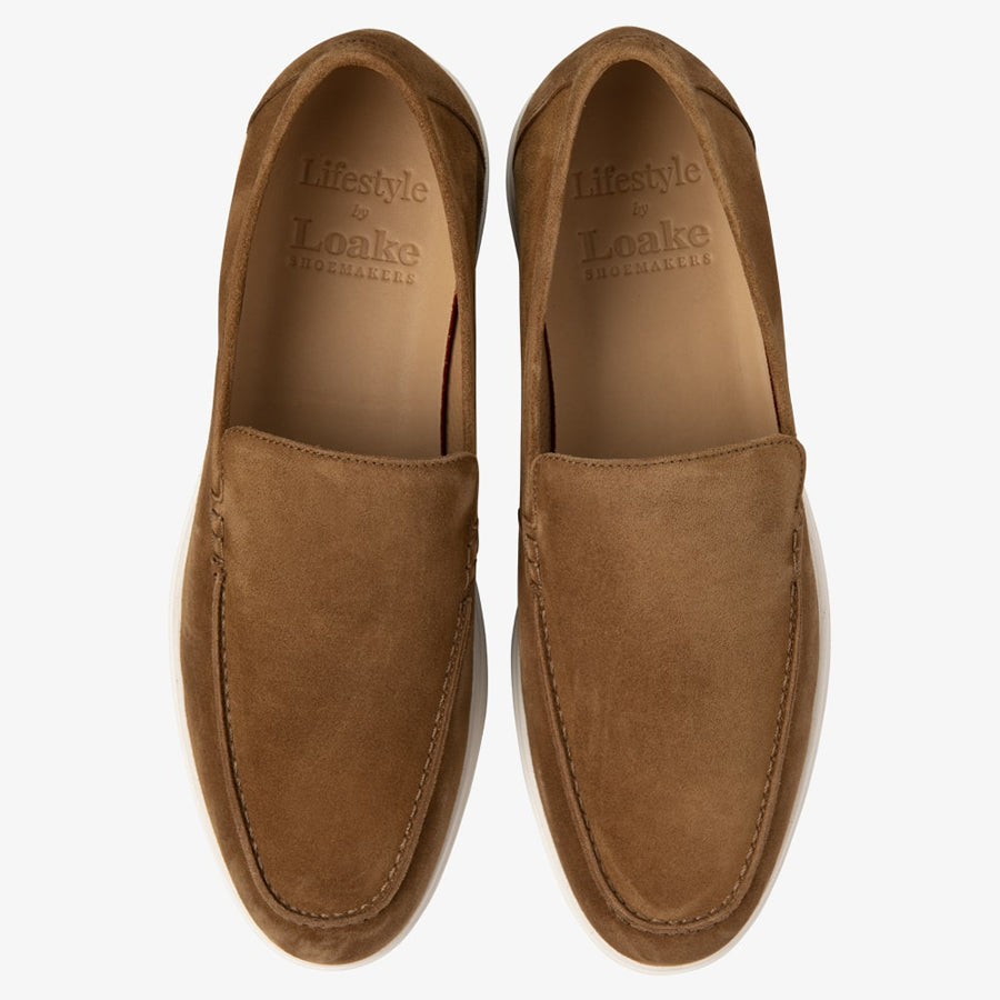 Loake Tuscany loafer - chestnut suede