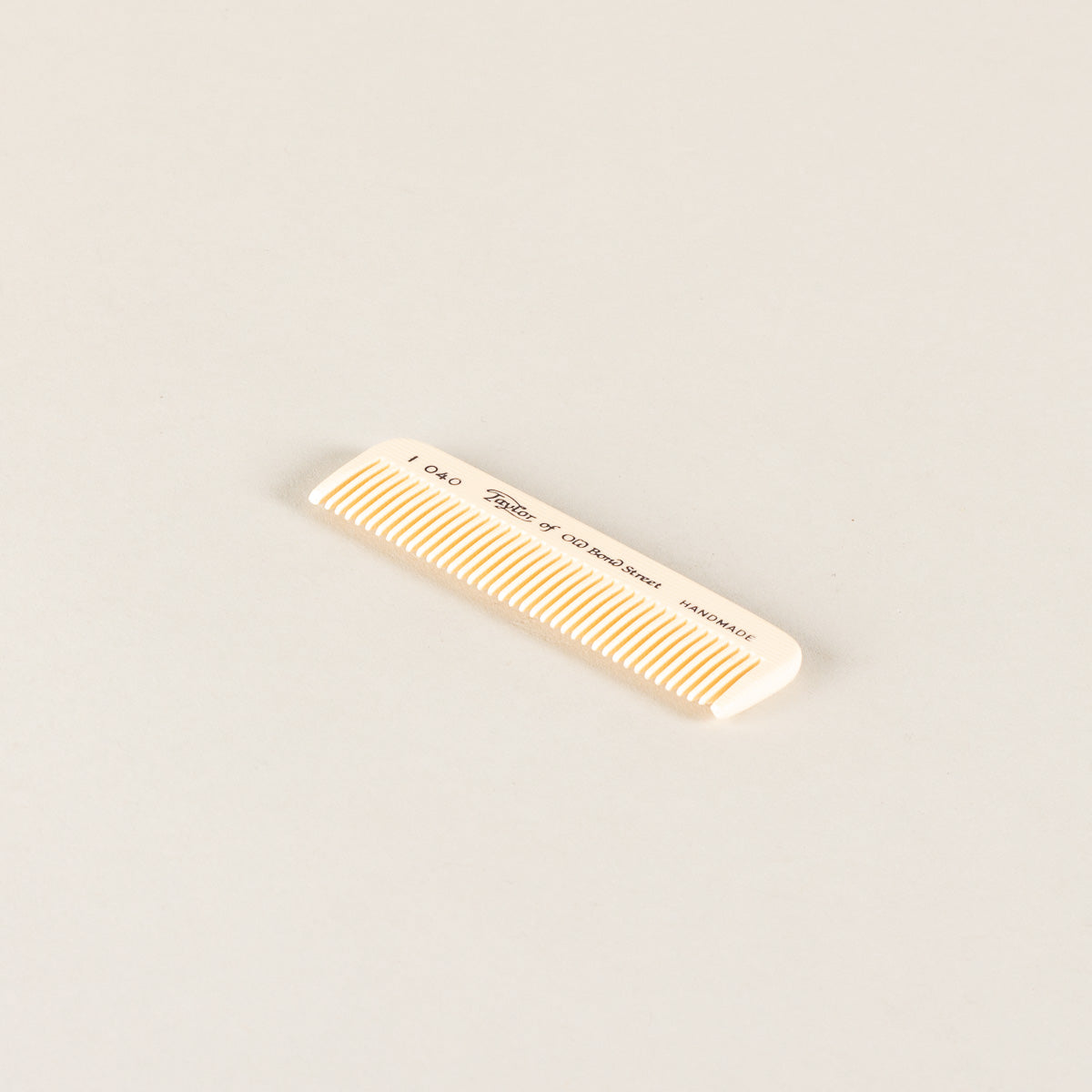 Taylor of Old Bond Street Moustache comb - ivory colour