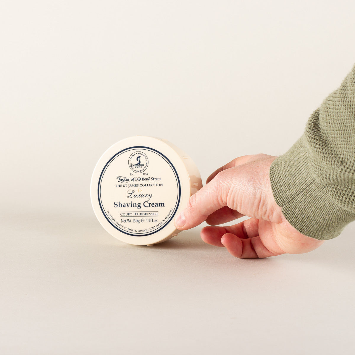 Taylor of Old Bond Street Shaving cream St. James Collection